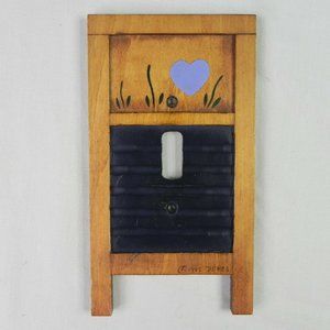 COPY - Vintage Rustic Washboard Light Switch Cover